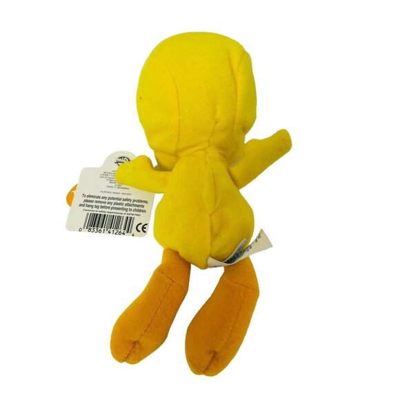 Looney Tunes Tweety Suction Cup Plush Bean Bag Yellow Orange 8in - Picture 14 of 15